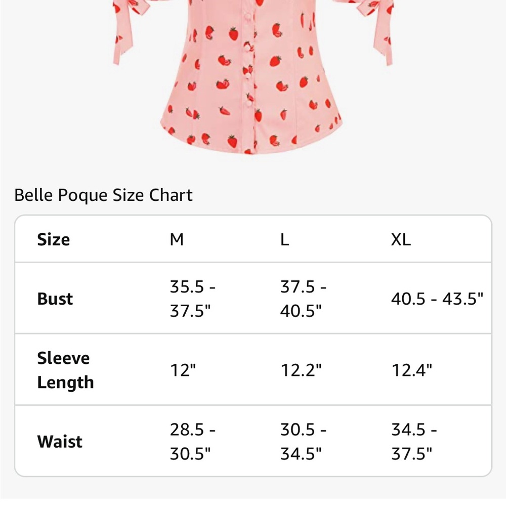 Strawberry 🍓 Pink Puff Sleeves top - Picture 6 of 7